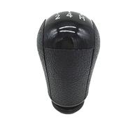 Szwaldaper 5/6 Speed MT Car Shift Gear Knob Lever Gaitor Shifter Boot Cover, for Ford, for Focus 2, for Mondeo MK2 2004 2005 2007 2008 2009 2010 2011 Gear Shift Knob(5 Speed Black knob)