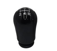 Szwaldaper 5/6 Speed MT Gear Stick Shift Knob Car, for Ford, for Focus, for Mondeo MK3 S-MAX C-MAX, for Mustang, for Galaxy, for Fiesta MK6, for Transit Black/Silver Gear Shift Knob(5 Speed bladk)