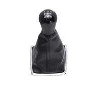 Szwaldaper 5 Speed Car Manual Gear Shift Knob Lever Shifter Gaiter Boot Cover, for Ford, for Focus, for MK II 2005 2006 2007 2008 Auto Accessories Gear Shift Knob(Black)