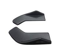 Szwaldaper ABS 2Pcs Universal Car Bumper Spoiler Rear Lip Canard Diffuser Front/Rear Wrap Angle Shovel Decorative Scratch Car Spoiler Trim