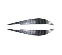 Szwaldaper ABS Gloss Evil Headlight Eyebrows Eyelid, for BMW 4 Series F32 F33 F36 F82 F83 M4 420d 420i 425d 430i 435i 440i 2013-2021 Headlight Eyelids Trim(Carbon Look)
