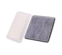 Szwaldaper Air Filter Cabin Filter Set, for Geely, for Emgrand, EC7 2013-2019 1.5MT 1.8MT 1.8CVT Model Car Filter Set OEM 1064000180 1061001246 Air Filter(BLACK 2 Pcs Filter Set)