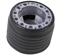 Szwaldaper Black Aluminum Steering Wheel Short Hub Adapter Quick Release Boss Kit, for 1963-2014 90-130, for Land Rover, for Defender 48 Steering Wheel Adapter