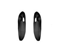 Szwaldaper Car 2Pcs Front/Rear Door Armrest Handle Panel Leather Cover, for, for Peugeot, 307 2004 2005 2006 2007 2008 2009 2010 2011 2012 2013 Car Interior Door Panel(Rear Pair Black)