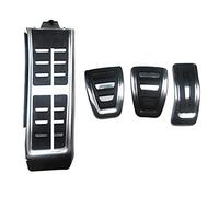 Szwaldaper Car Accelerator Fuel Pedal Brake Foot Rest Pedals Cover, for, A4 B8 S4 RS4 A6 C7 Avant A7 A8 H4 A5 S5 RS5 8T Q3 Q5 SQ5 8R Car Pedal Cover Set(MT 4PCS)