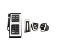 Szwaldaper Car Auto Pedals, for VW, for Golf 7 GTi MK7 Lamando, for A3 S3 8V RS3 Cabrio, for Skoda, for Octavia, 5E A7 Rapid, for Seat, Leon Car Pedal Cover Set(4Pcs MT)
