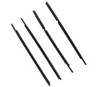 Szwaldaper Car Door Edge Protector 4 Pcs Outside Windows Glass Sealing Strip Rubber Protector Weatherstrip, for VW, for Golf, 6 MK6 GTI R GTD Standard 2008-2013 door edge guard strip