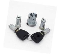 Szwaldaper Car Door Lock Qasuler 5Pcs Complete Set Ignition Trunk Barrel Cylinder with Sip22 for Blade Keys, for Fiat, for Doblo Cargo, for Punto Car Boot Lock Replacement