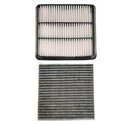 Szwaldaper Car Filter Kit, for Geely, Boyue, for Geely, Atlas Engine Air Conditioner Filter 2pcs set OEM 2032007600 8022003800 Air Filter(BLACK Filter 2 set)