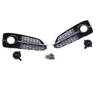 Szwaldaper Car Fog Light Grille, for A8 S8 2015-2017 Front Bumper Body Kit Bottom Auto Front Fog Lamp Frame (A set B) Front Fog Lamp Frame (A set B)