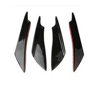 Szwaldaper Car Front Bumper Splitter Lip Diffuser, for Opel, Astra H Gtc, for Peugeot, 207 Megane 2, for VW, for Golf, 7, for Civic, A6 C6 Car Spoiler Trim(Black)