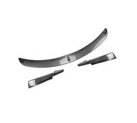 Szwaldaper Car Front Bumper Spoiler Lip Lower Splitter Kit Guard, for, 3 Series E90 E91 LCI M Sport 325i 335i 2009-2012 Front Spoilers Front Spoiler(BLACK Carbon Fibre Look)