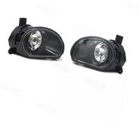 Szwaldaper car front fog light Fog Light 8P0941699A 8P0941700A, for Q7, for A3 Lamp Assembly Car Front Bumper with Bulbs Accessorie Work(BLACK Left and Right)