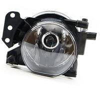 Szwaldaper car front fog light Fog Light Lamp Assembly with Bulbs, for Bmw 3 5 6 Series, for E60 E61 E90 E91 323I 325I, for 525I Front Bumper Anti 63176910791(BLACK 1Pc Left)