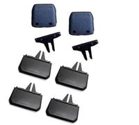 Szwaldaper Car Front Rear Dashboard Air Conditioner Outlet Vents Tab Clip Pick, for VW, for Golf, 7 7.5 For MK7 MK7.5 2013-2019 Car Air Vent Clip(BLACK All 6PCS)