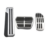 Szwaldaper Car Gas Brake Pedal Cover, for NISSAN, for X-TRAIL, for Xtrail, Rogue T32, for Qashqai, Sport J11 Kicks, for Renault, Koleos Kadjar QM6 Foot Pedal Cover Vehicle Pedal Covers(Black MT 3PCS)