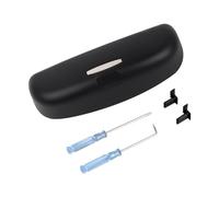 Szwaldaper Car Glasses Case Sun Holder Sunglasses Box, for Toyota, for RAV4, CHR, for Corolla, 2014 2015 2016 2017 2018 2019 2020 2021 2022 Car Sunglasses Holder(Light Gray)