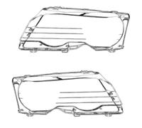 Szwaldaper Car Headlight Cover, for Bmw, E46 Convertible M3 Auto Glass Lens Case Head Light Caps Lampshade Hell headlight clear lens cover(1pc Right Side)