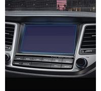 Szwaldaper Car Navigation Tempered Glass Screen Protector Steel Portective Film, for Hyundai, Tucson 2015 2016 2017 Navigation Screen Protector(Blue Film)