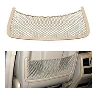 Szwaldaper Car Ont, for Seat, Back Storage Pocket Net Cover Rear String Bag Meh Holder, for Mercedes, for Benz, Ml Gl Gl Gle R Cla W164 W166 W251 car seatback pocket(Light Beige)