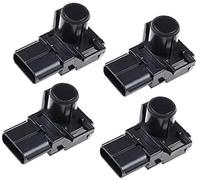 Szwaldaper Car Pdc Sensor 4Pcs Reverse Backup Parking Assist, for Lexus 89341-48010 car parking sensor detection system(Black)