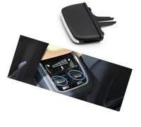 Szwaldaper Car Rear Air Conditioning AC Vent Grille Outlet Slider Tab Clip, for VOLVO, V90 S90 2016 2017 2018 2019 2020 2021-2024 Car Air Vent Clip(BLACK Rear 1PC)