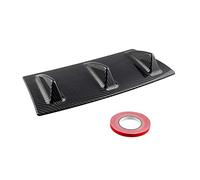 Szwaldaper Car Rear Bumper Lip Diffuser 3-7 Fin Style Car Back Bumper Spoiler Lip Splitter Car-Styling Carbon Fiber Top Car Spoiler Trim(Carbon Fiber 3 Fin)