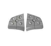 Szwaldaper Car Steering Wheel Control Buttons, for Mercedes, for Benz, W164 W245 W251 ML GL B R Class Switch Replacement Car Steering Wheel Control Switch(BLACK Brown)