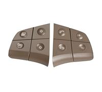 Szwaldaper Car Steering Wheel Switch Control Button, for Mercedes, for Benz, W164 ML350 ML500 W251 R300 R350 16482079109116 Car Steering Wheel Control Switch(BLACK Light Brown)