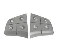 Szwaldaper Car Steering Wheel Switch Control Button, for Mercedes, for Benz, W164 ML350 ML500 W251 R300 R350 16482079109116 Car Steering Wheel Control Switch(BLACK Grey)