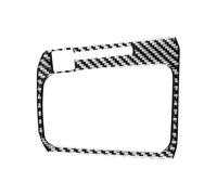Szwaldaper Carbon Fiber Console Gear Shift Frame Panel Cover Trim Decorative, for Tiguan, for L 2017-2021 Interior Accessories Gear Shift Panel Trim