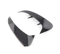 Szwaldaper Carbon Fiber Style Auto Rear Bumper Fins Canards Splitters, for Mercedes-Benz, A-Class A220 W177 Sport Model 2019 ABS ABS Car Spoiler Trim
