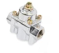 Szwaldaper Chrome Carbureted Fuel Pressure Regulator, Quick Install, Avoid, for Holley 12803 Fuel Pressure Regulator