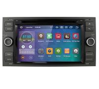 Szwaldaper Clearance Price Android 10 Car Multimedia GPS Player, for ford, for Mondeo, for Focus, for Transit, for C-MAX/S-MAX, for Fiesta, 4G+64G Autoradio 2 Din SWC Car Multimedia System(Silver)