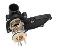 Szwaldaper Coolant Housing, Precise Temp Control Coolant Thermostat Housing Solid Construction, for A6 A7 A8 Q5 Q7 Thermostat Housing