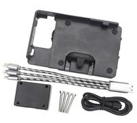 Szwaldaper Detachable Phone Holder, for BMW, F800S K1200R Sport K1300R Motorcycle Accessories Mobile Phone Navigation Bracket USB Phone Charging Motorcycle Phone Mount(BLACK B)