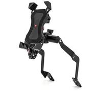 Szwaldaper Detachable Phone Holder, for BMW, F900XR F 900 XR F900XR 2020-2022 Motorcycle Windshield Stand Holder Phone Mobile Phone GPS Navigation Plate Bracket Motorcycle Phone Mount(BLACK USB chargi