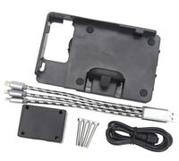 Szwaldaper Detachable Phone Holder, for BMW, R1250RS R 1250 RS R1250rs Motorcycle Accessories GPS Mount Mobile Phone Navigation Bracket USB Phone Charging Motorcycle Phone Mount(BLACK B)