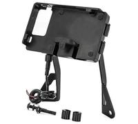 Szwaldaper Detachable Phone Holder, for MOTO, for GUZZI V85 TT V85TT 2019-2020 Motorcycle Windshield Stand Holder Phone Mobile Phone GPS Navigation Plate Bracket Motorcycle Phone Mount(BLACK USB charg