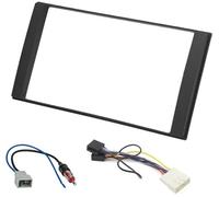 Szwaldaper Double DIN Car Radio Frame Installation Kit, 2 DIN Front Panel Frame Stereo, for Micra, Note, Almera, Juke, versa Car Radio Installation Kit