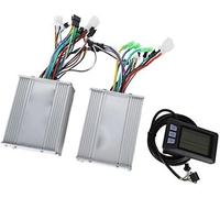 Szwaldaper Electric Bike Conversion Kit, 48V 60V 450W Dual Drive Motor Controllers and Display Panel Scooter DIY Modification Part Electric Scooter Controller