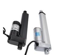 Szwaldaper Electric Linear Actuator 150mm 200mm 12v 24v Stroke Linear Electric Motor 100/200/300/500/750/800/900/1100/1300/1500n high Torque Spindle Motor(24v 1200n 6mm S White 200mm)