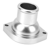 Szwaldaper Engine Coolant Thermostat Housing, Thermostat Housing Improved Coolant Flow Billet Aluminum Thermostat Housing, for LS Series LS1 LS2 LS6 LS7 Thermostat Housing(Silver)