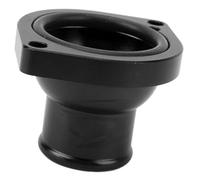 Szwaldaper Engine Coolant Thermostat Housing, Thermostat Housing Improved Coolant Flow Billet Aluminum Thermostat Housing, for LS Series LS1 LS2 LS6 LS7 Thermostat Housing(Black)
