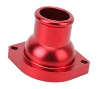 Szwaldaper Engine Coolant Thermostat Housing, Thermostat Housing Improved Coolant Flow Billet Aluminum Thermostat Housing, for LS Series LS1 LS2 LS6 LS7 Thermostat Housing(Red)