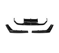 Szwaldaper F82 M4 Car Rear Bumper Diffuser Spoiler Lip Splitter, for BMW, for F80 M3 F82 M4 2015-2020 Rear Bumper Chassis Protector Guard Car Rear Spoilers(Glossy Black)