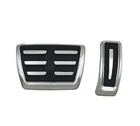 Szwaldaper For, A6 C8 Type 4K Ab 2019 2020 Fuel Brake Foot Rest AT Pedals Plate Accelerator Brake Pedal Pads Stickers Styling Car Pedal Cover Set(Pedal 2PCS)