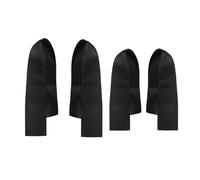 Szwaldaper For CRV CR-V 2007 2008 2009 2010 2011 Car Door Handle Panel Armrest Microfiber Leather Cover only 4 doors model Car Interior Door Panel(4pcs Black)