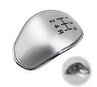 Szwaldaper for Ford Fiesta Focus ST Replace Gear Shift Knob Head Insert Cover 1793439 Car Accessories Gear Shift Head Gear Shift Knob(Silver)
