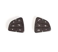 Szwaldaper For Mercedes, for Benz, W205 Class 2015-2020 W253 GLC 2015-2021Buttons Switch Steering Wheel 0999050200 Car Steering Wheel Control Switch(BLACK Brown)
